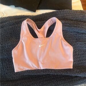 Nike Pink Racerback Sports Bra for Light Impact